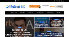 Desktop Screenshot of eltelevisero.com